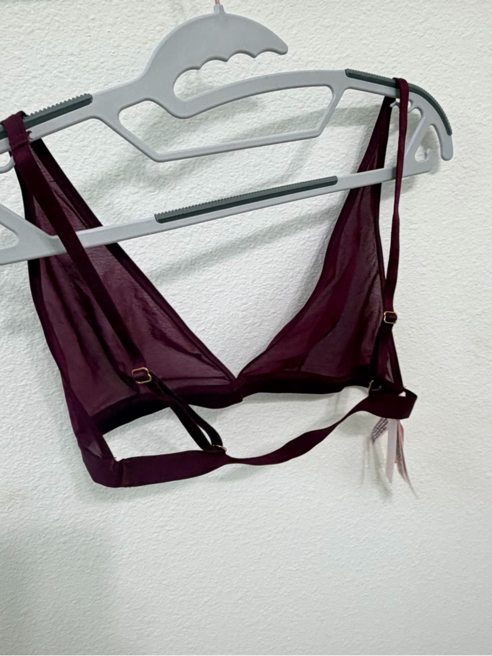Victoria's Secret Sheer Mesh Bralette in Plum - Picture 5 of 10